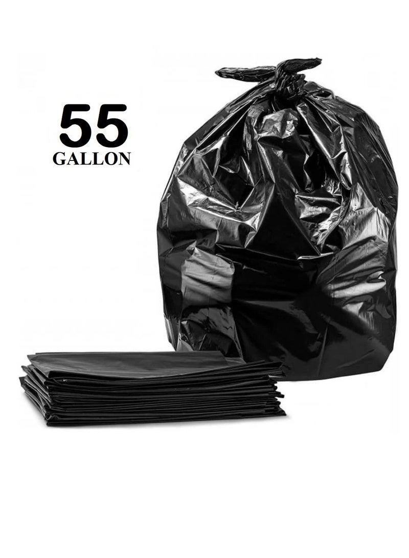 Heavy Duty 55 Gallon Trash Bags Black Biodegradable Eco Friendly Heavy Duty Trash and Garbage Bags Large 65x80cm